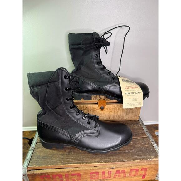 Mcarea Military Boots Men's Size 11.5 Black Protective Spike - Picture 1 of 6